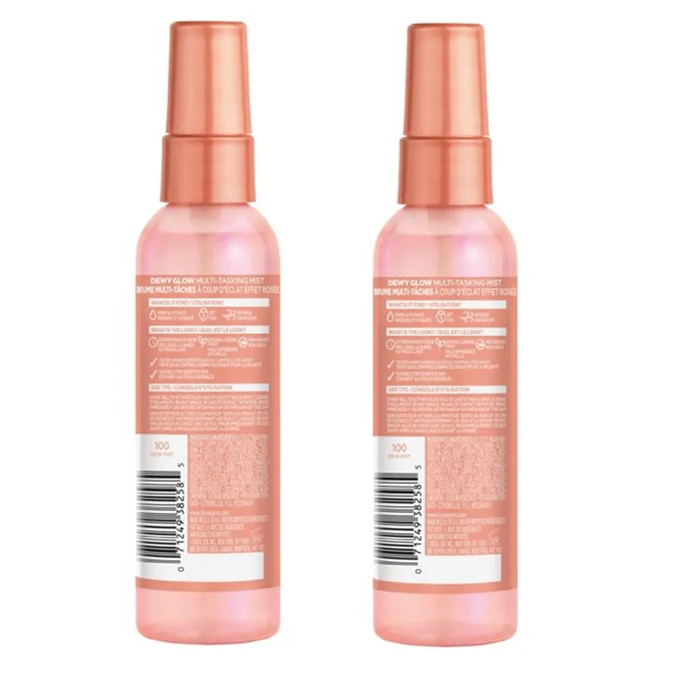 Pack of 2 L'Oreal Paris Lumi Shake and Glow Dew Mist # 100