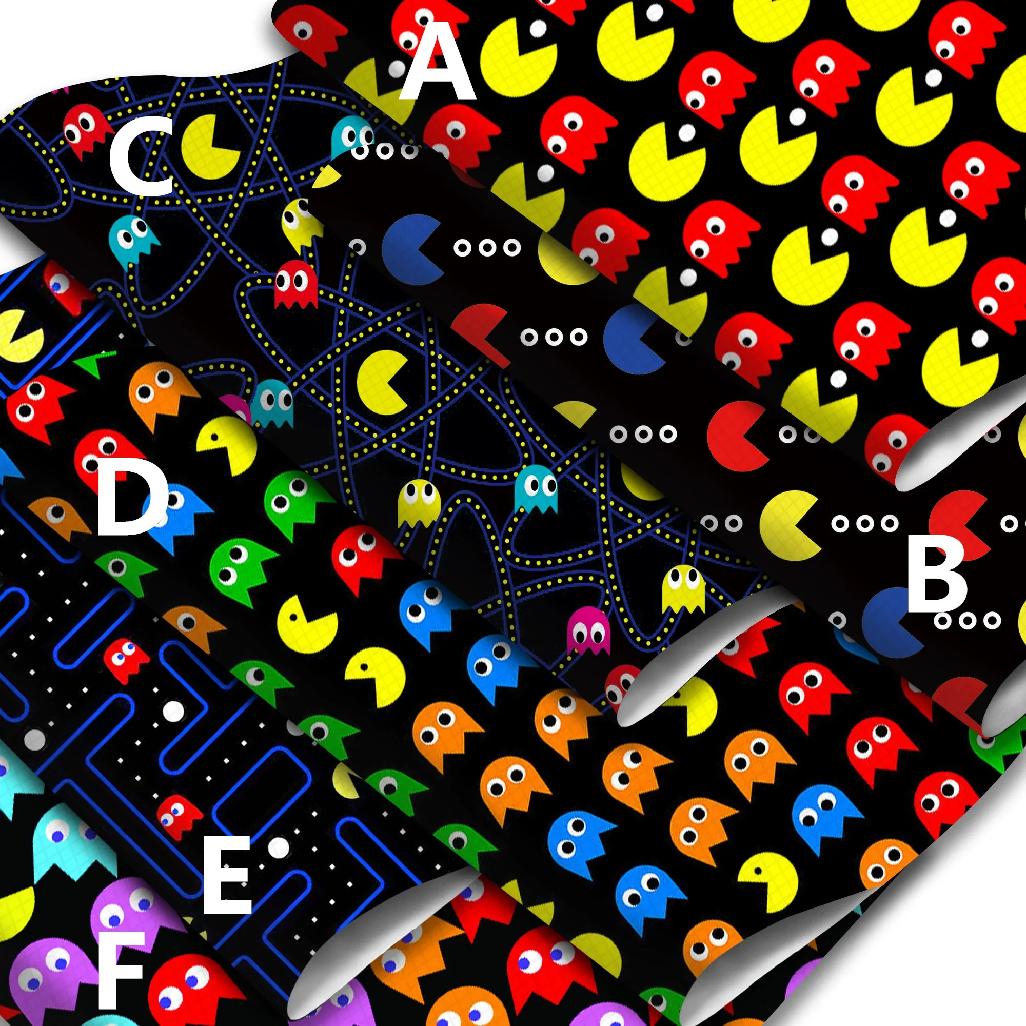 pacman printed fabric