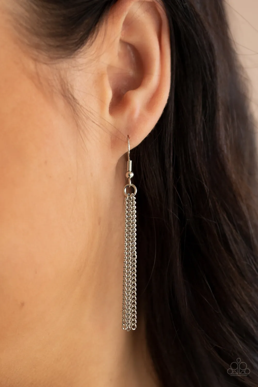 Paparazzi - Light It Up - Silver  Necklace