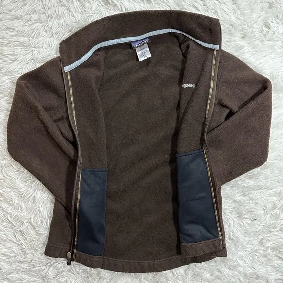 Patagonia Synchilla El Cap Jacket Fleece Size Small Brown