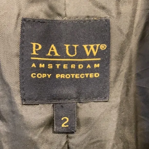 Pauw Amsterdam Brown Velvet Jacket Size 2