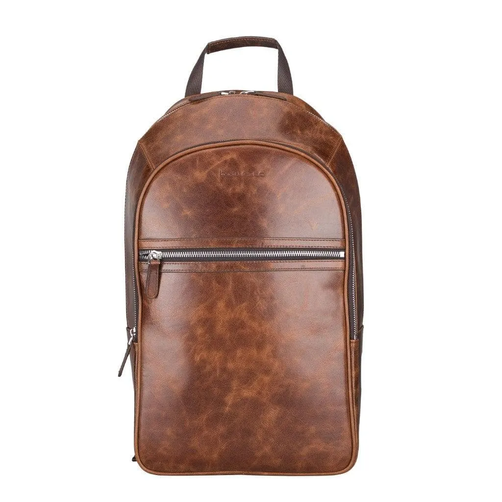 Pella Genuine Leather Backpack & Rucksack - Handmade and Customizable