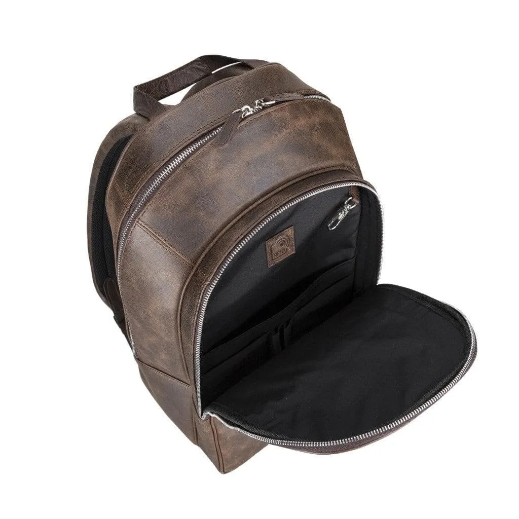 Pella Genuine Leather Backpack & Rucksack - Handmade and Customizable