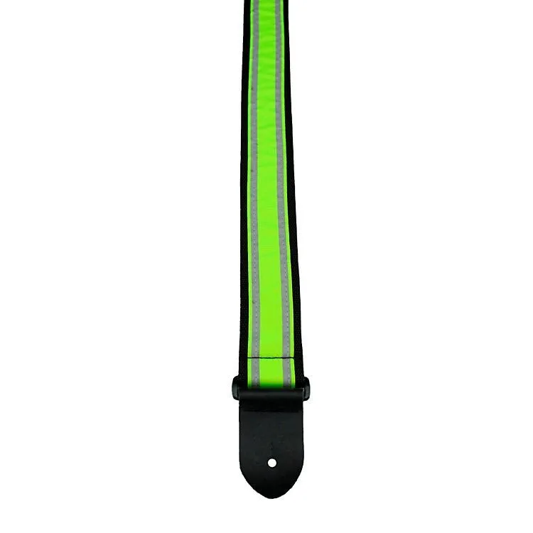 Perri's 2" Green Reflective Guitar Strap BMN-2076