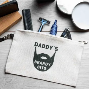Personalised Wash Bag, Beardy Bits