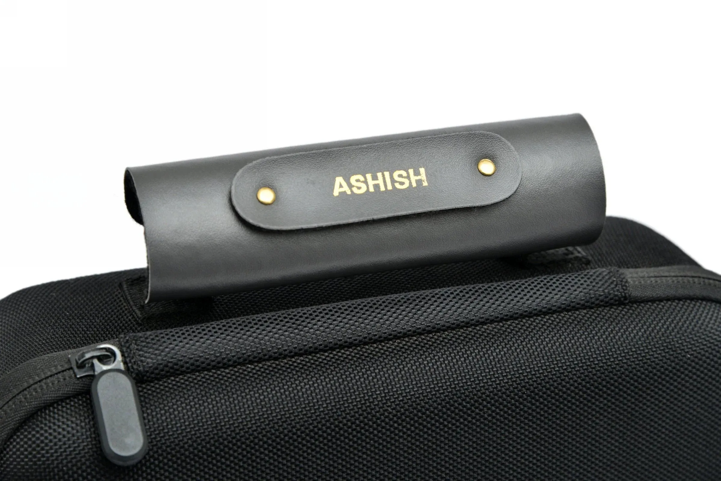 Personalized Bag Tag - Grey