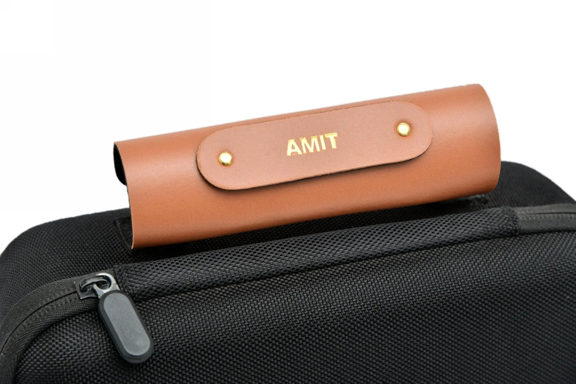 Personalized Bag Tag - Tan