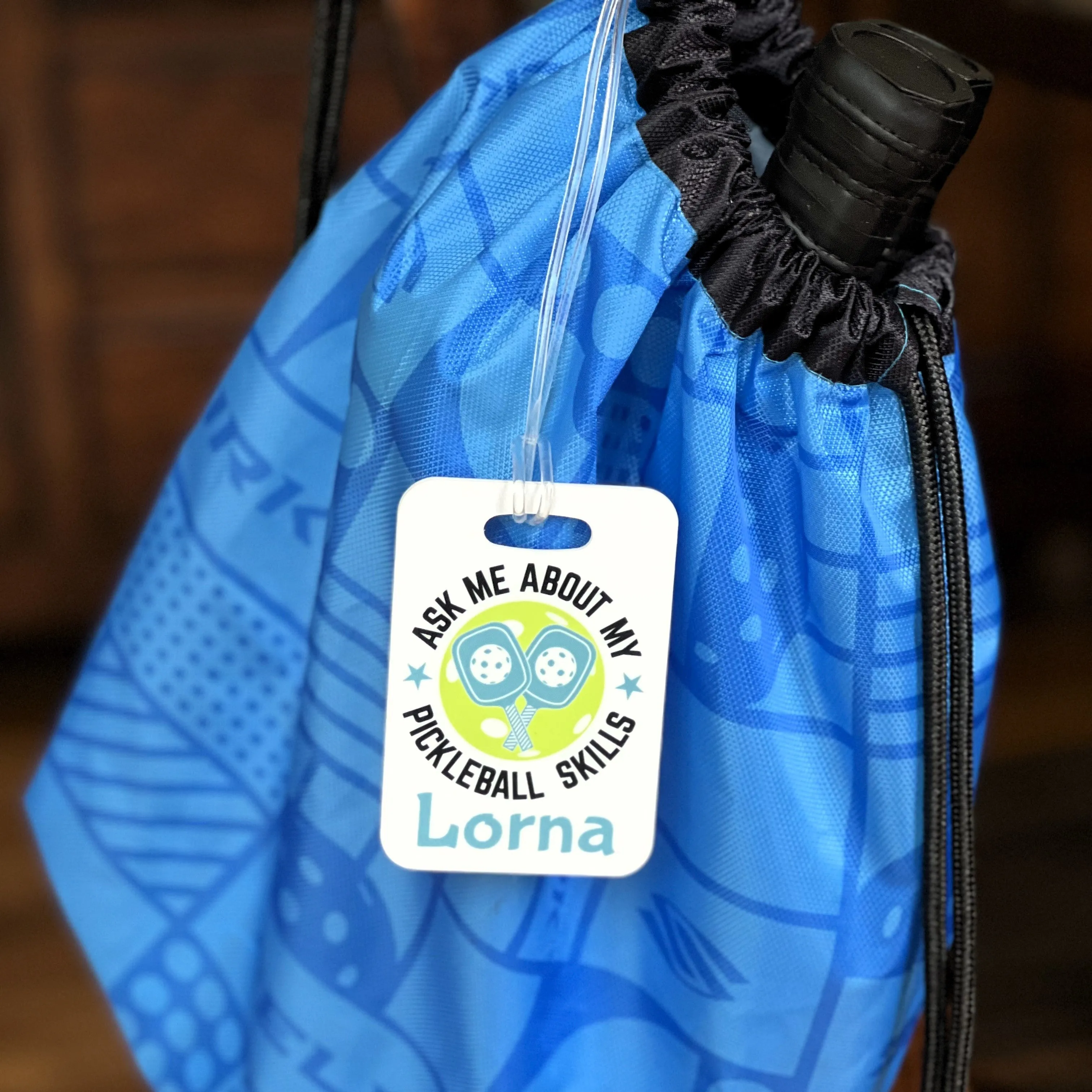 Personalized Pickleball Bag Tag - Gift for Men and Women Players