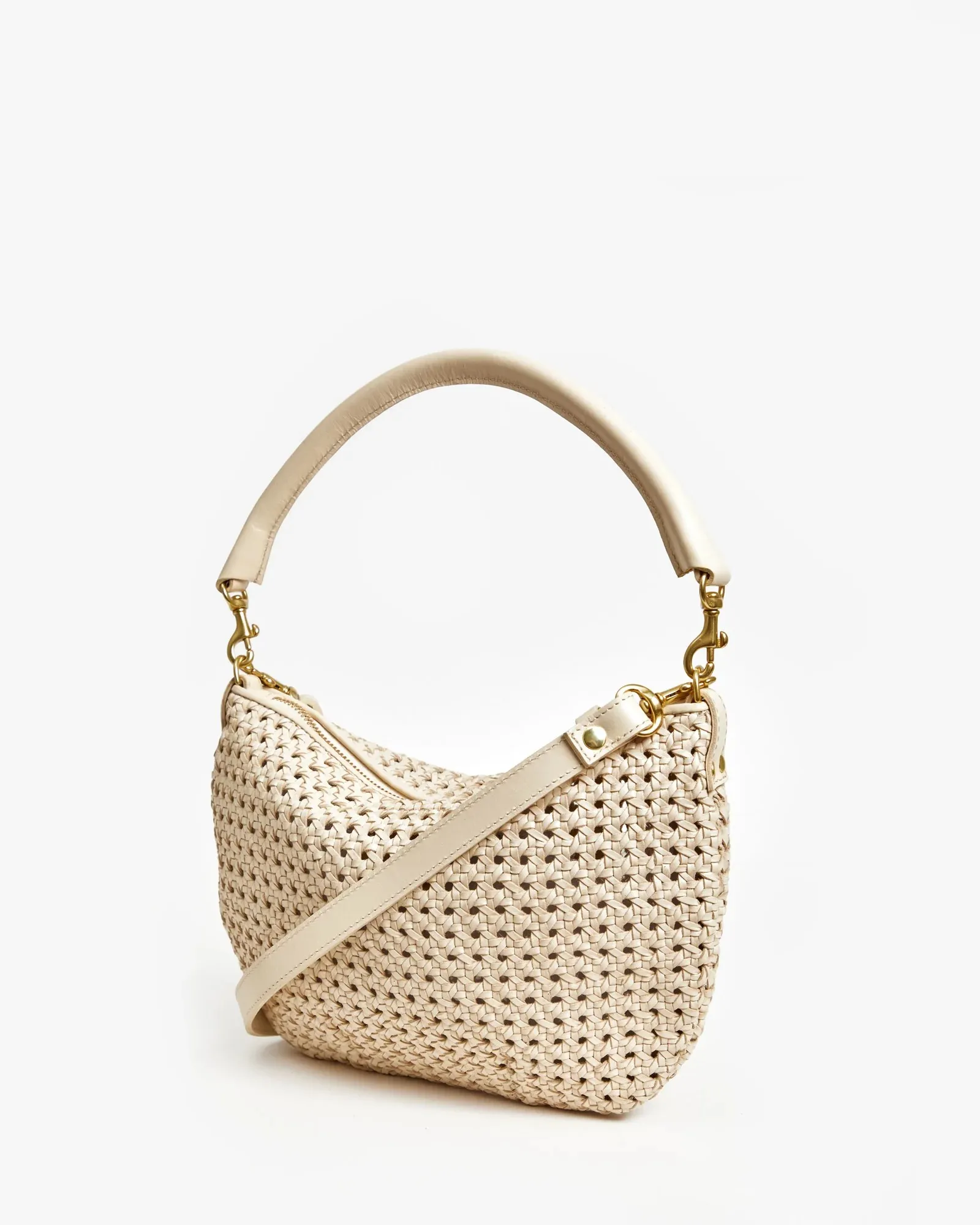 petit moyen messenger in rattan cream