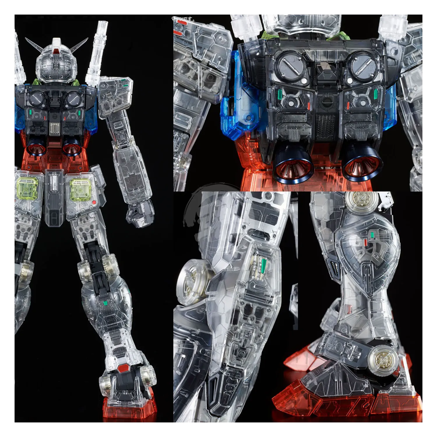 PGU Clear Color Armor for RX-78-2 Gundam [Damaged Box]