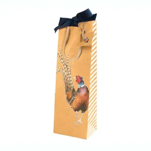 Pheasant Paper Gift Wine Bag by Wrendale