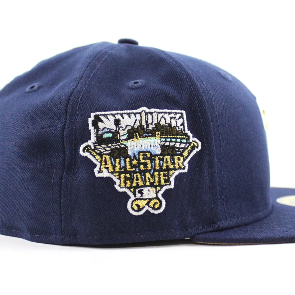 Philadelphia Phillies 2006 All-Star Game 59Fifty New Era Fitted Hats (GITD OceanSide Blue Khaki Under Brim)