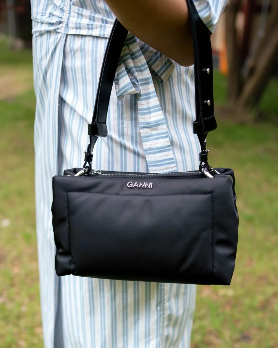Pillow Shoulder Bag - Black