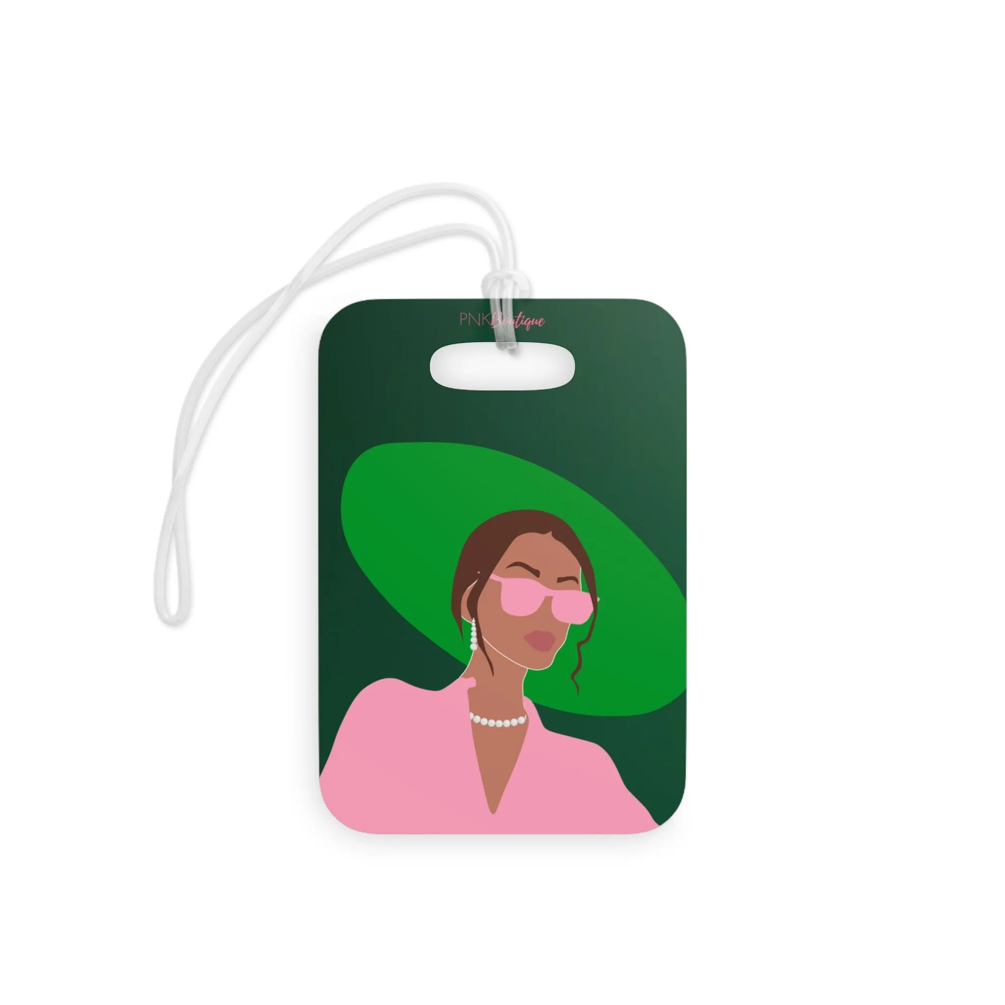 Pink and Green Affair Luggage Tag