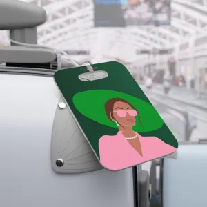 Pink and Green Affair Luggage Tag
