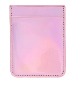 Pink Iridescent Phone Wallet