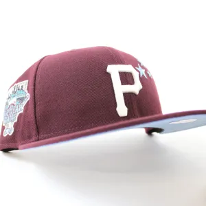 Pittsburgh Pirates 2006 All-Star Game 59Fifty New Era Fitted Hat (GITD Maroon Sky Blue Under Brim)