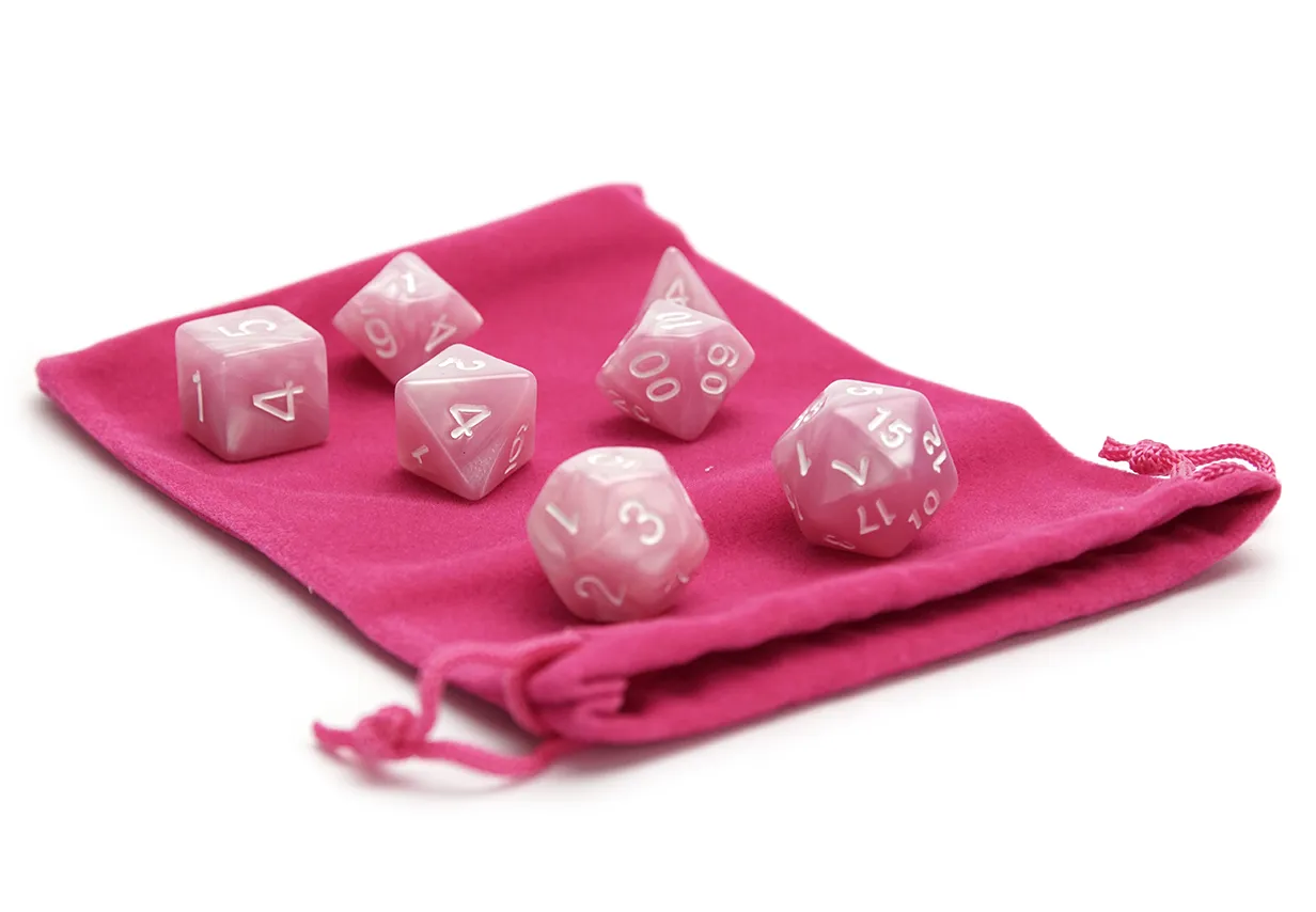 Plain Dice Bag - Magenta