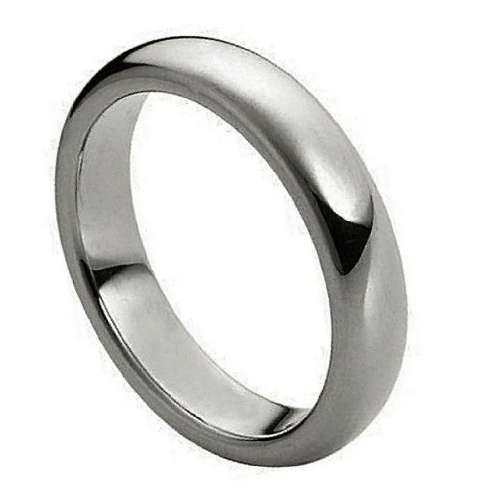 Polished Shiny Domed Ring - 4mm