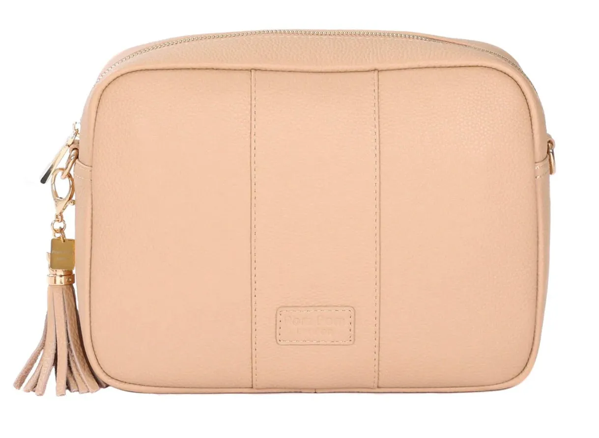 Pom Pom London City Plus Bag-Toffee