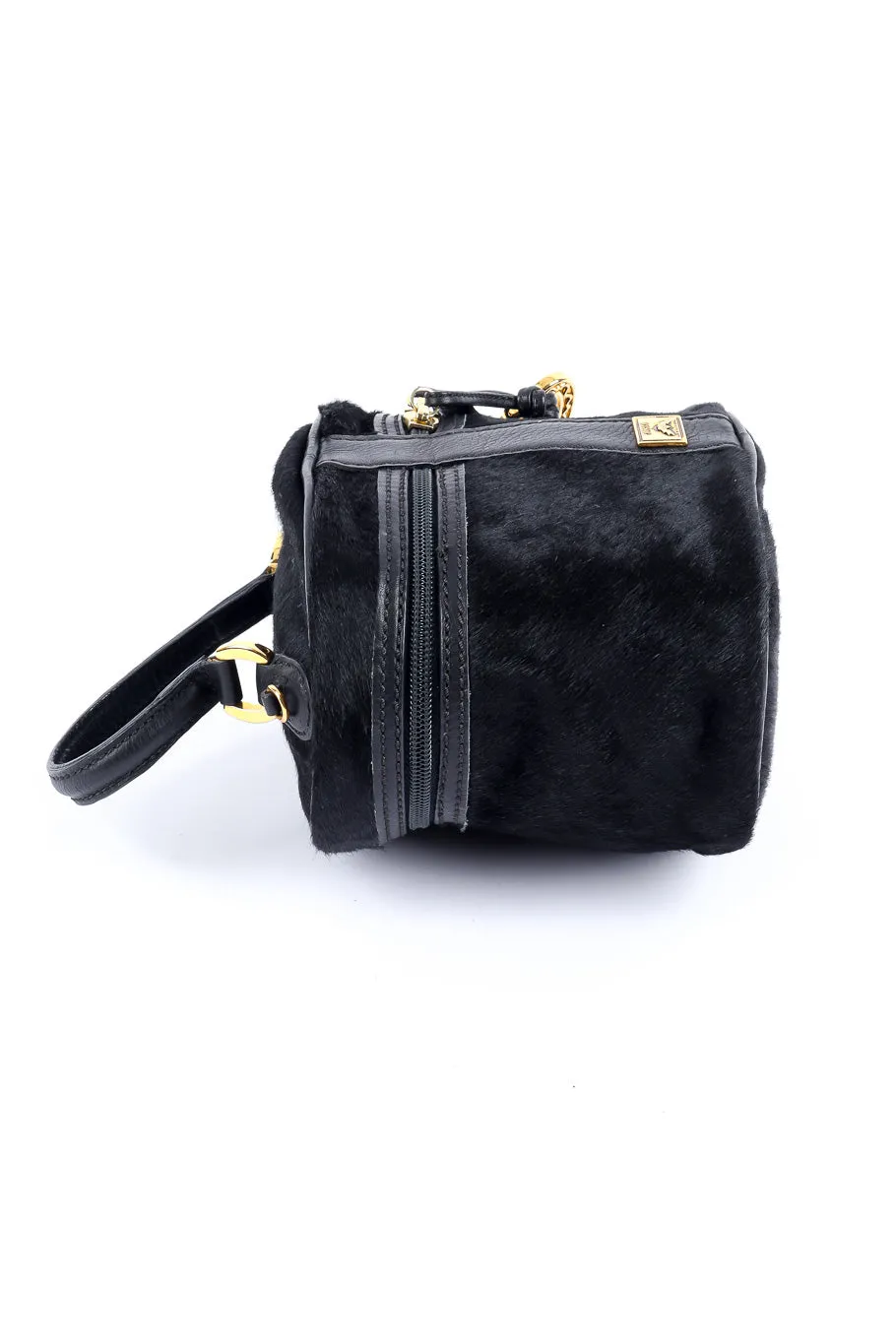 Pony Hair Mini Bucket Bag
