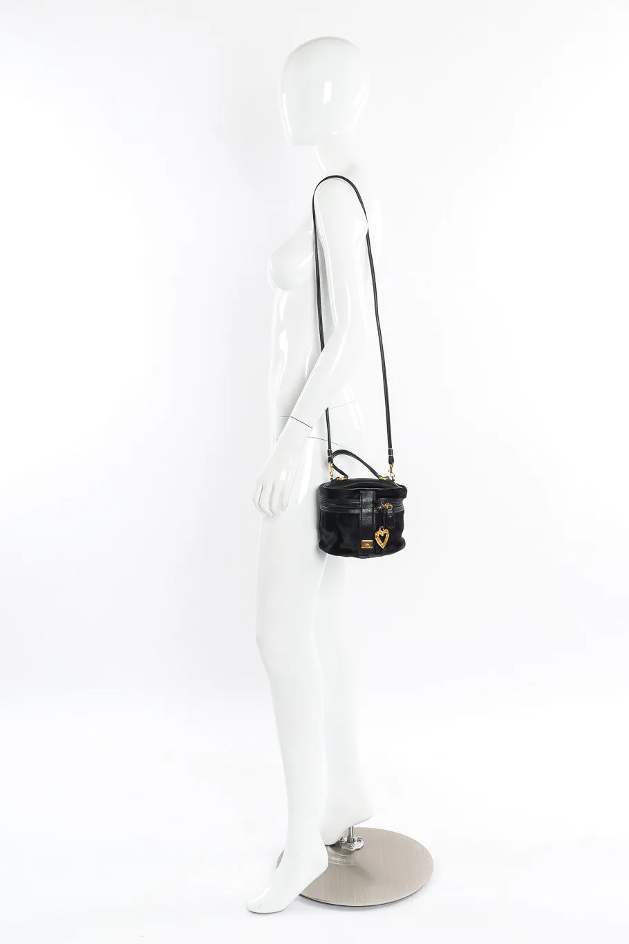 Pony Hair Mini Bucket Bag