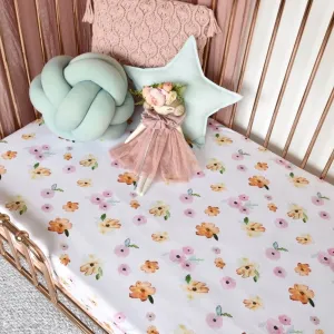Poppy Crib Sheet