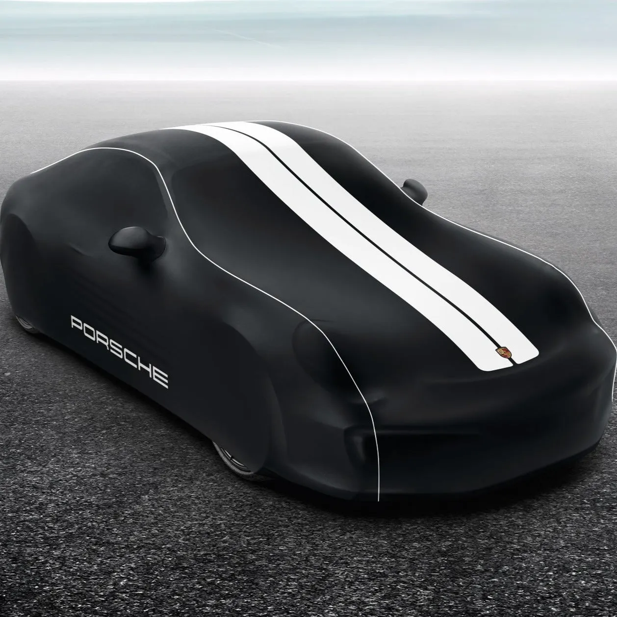 Porsche 911 (992) Indoor Car Cover Plus - Black