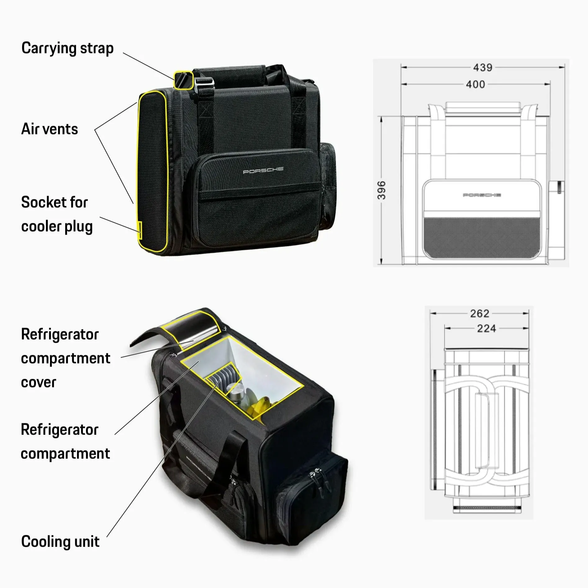 Porsche Tequipment Plug-in Cooling Bag