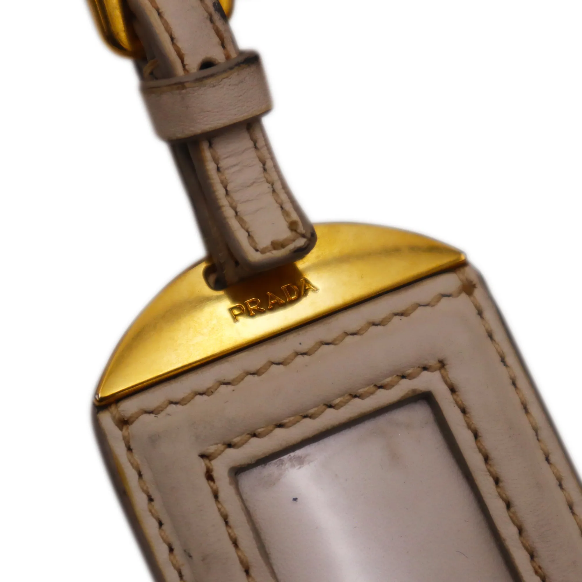 Prada Logo Jacquard Canvas Shoulder Bag