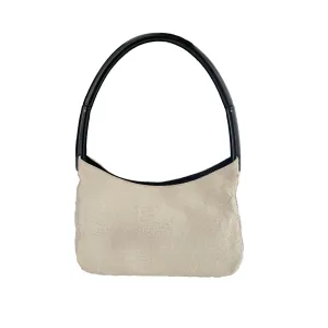 Prada White Logo Shoulder Bag