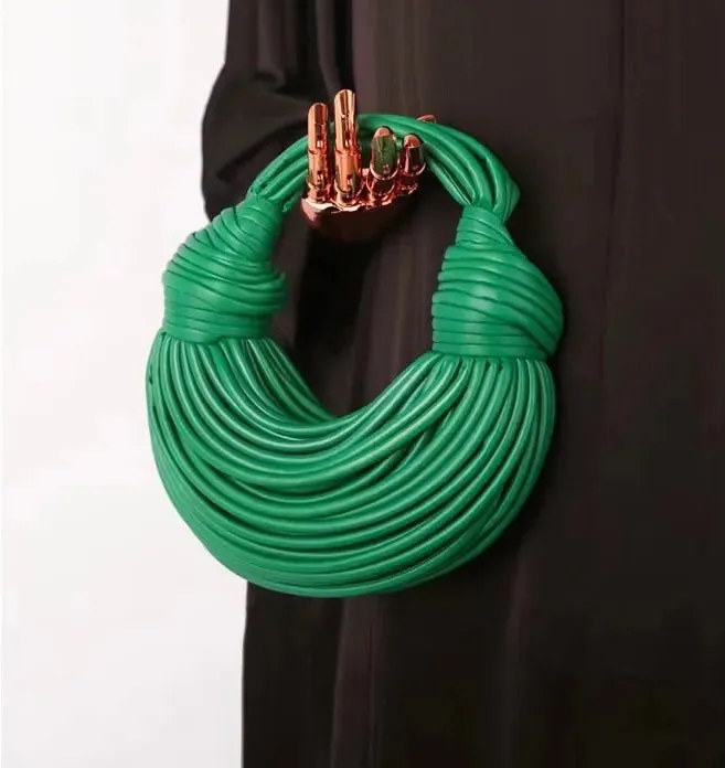 PRE-ORDER Morocco Luxury Handwoven Rope Knotted Evening Versatile Shoulder & Clutch Purse