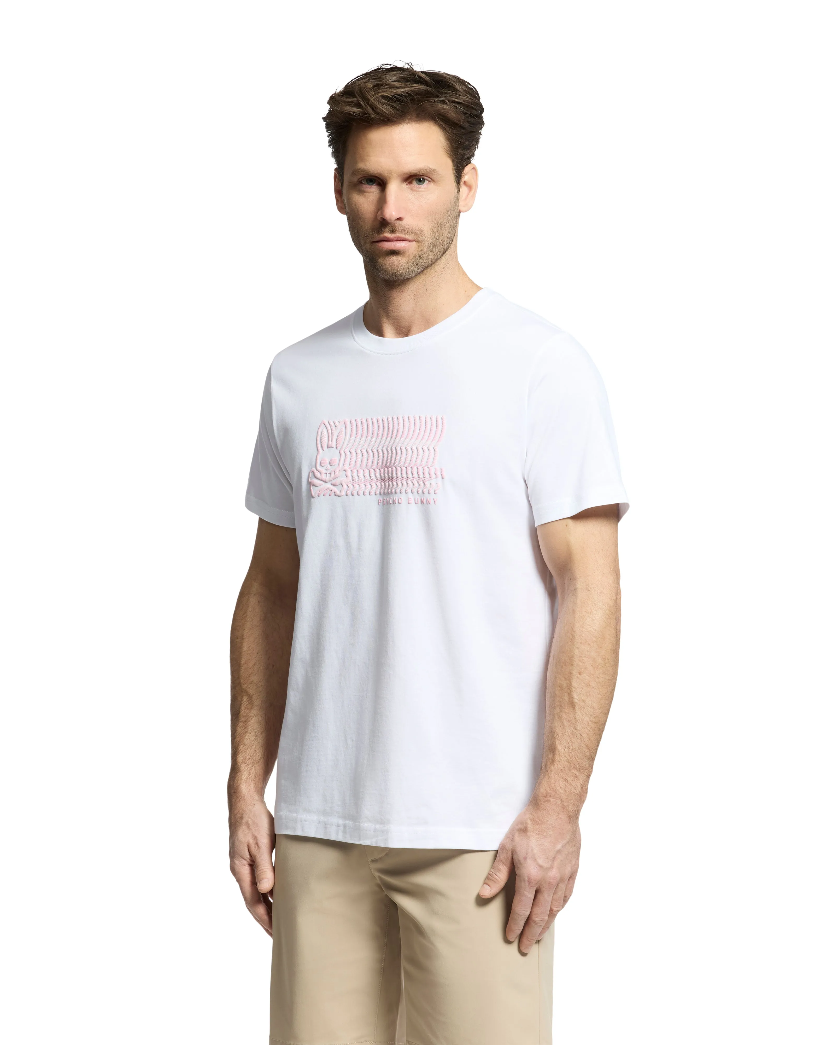 Psycho Bunny Men's Arvo Sport Tee - White