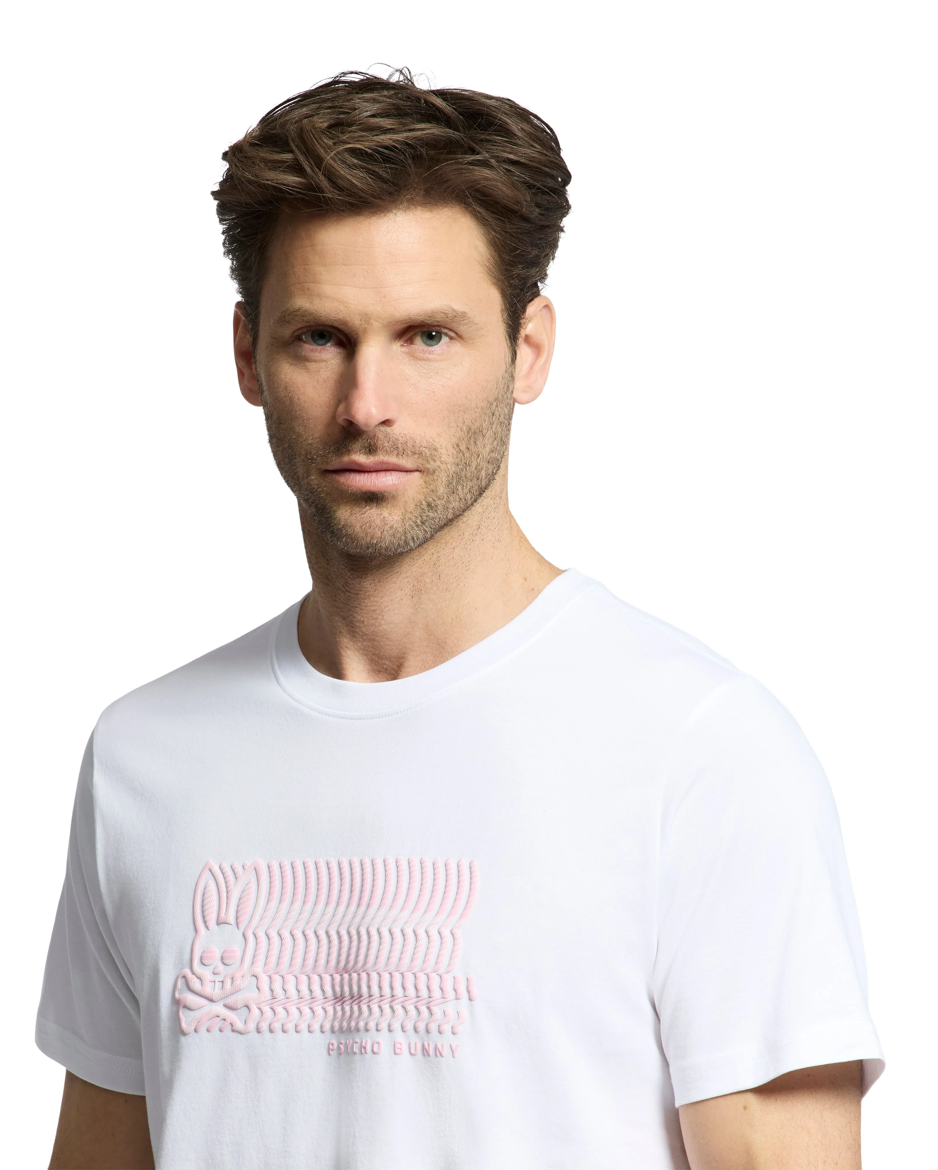 Psycho Bunny Men's Arvo Sport Tee - White