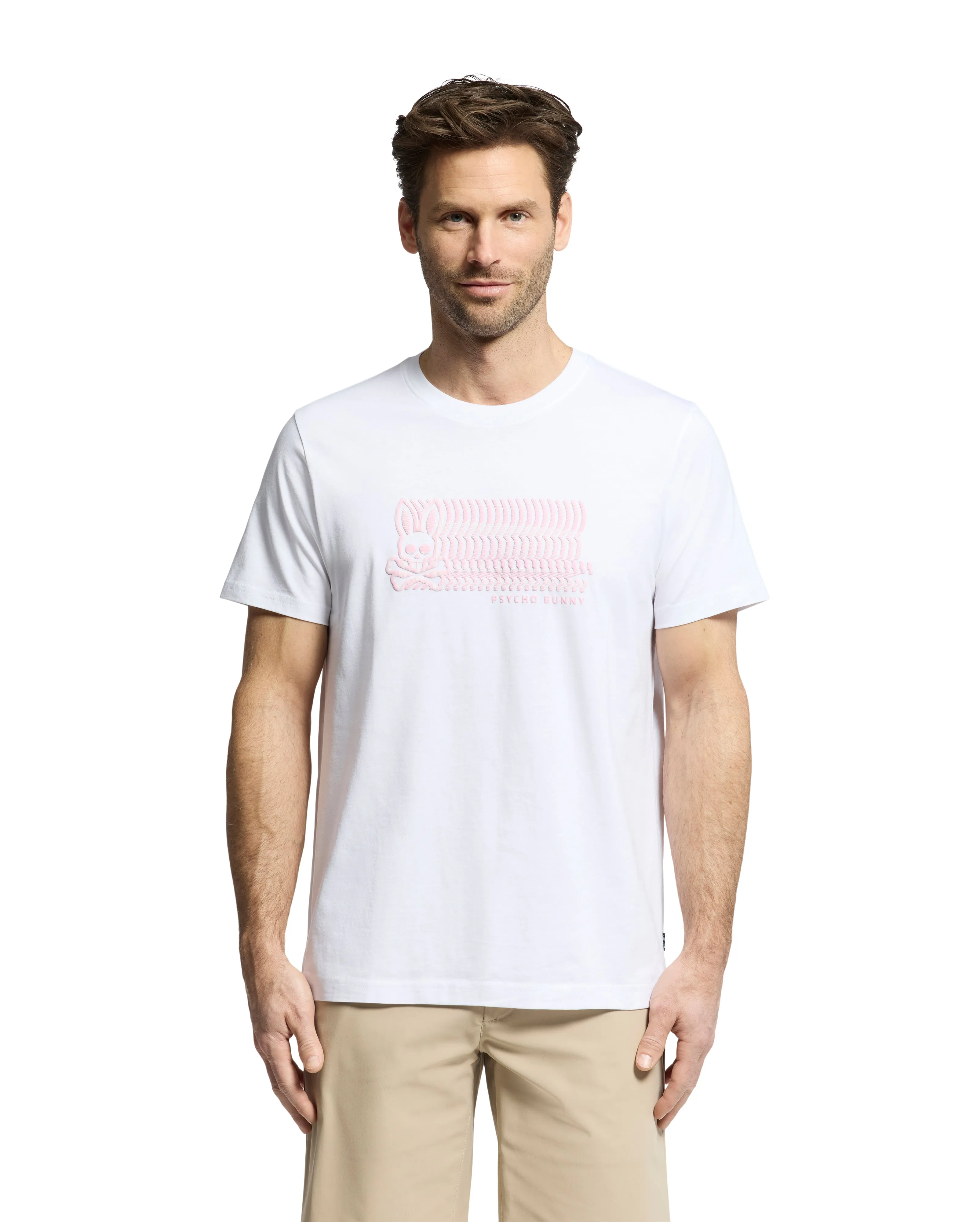 Psycho Bunny Men's Arvo Sport Tee - White