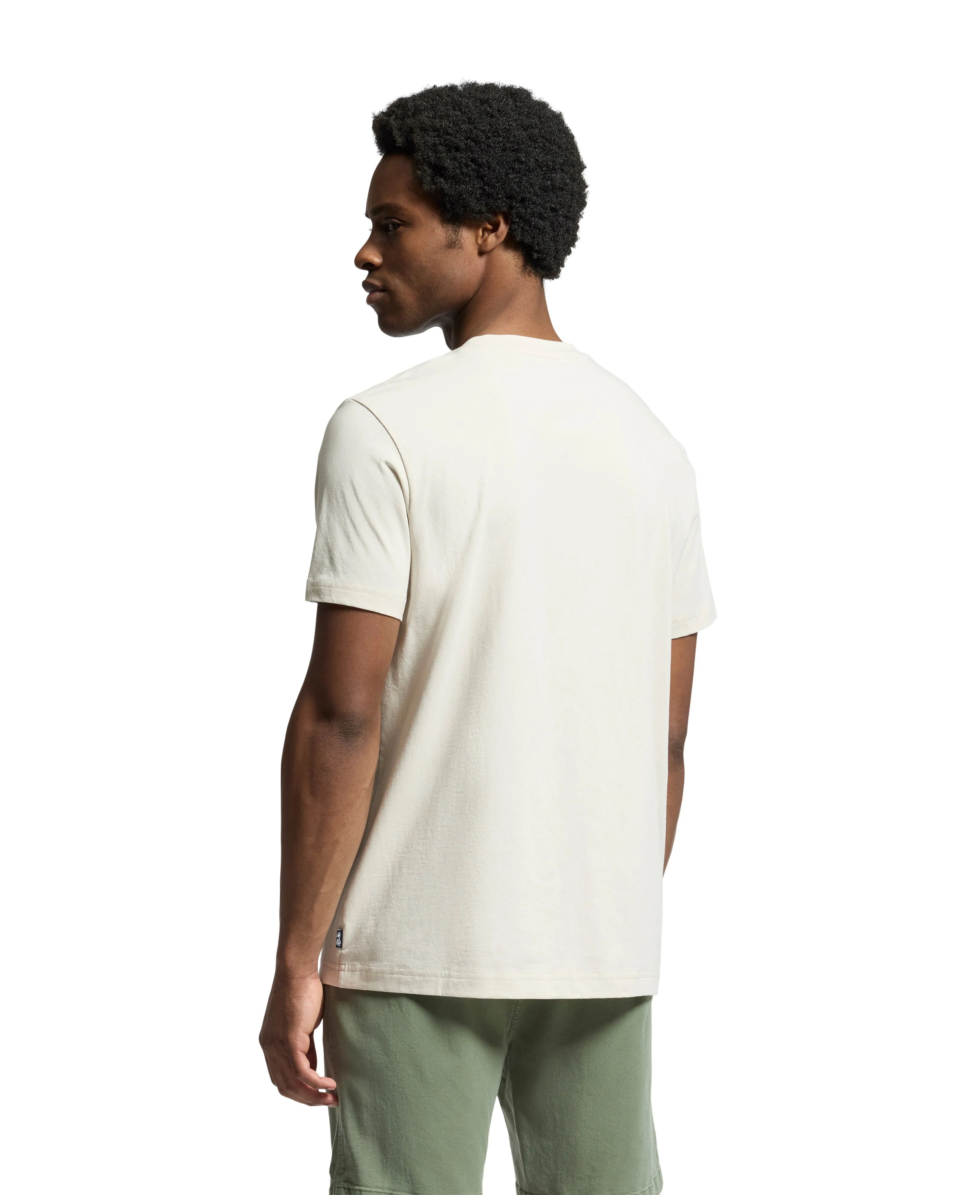 Psycho Bunny Men's Baxter Graphic Tee - Natural Linen