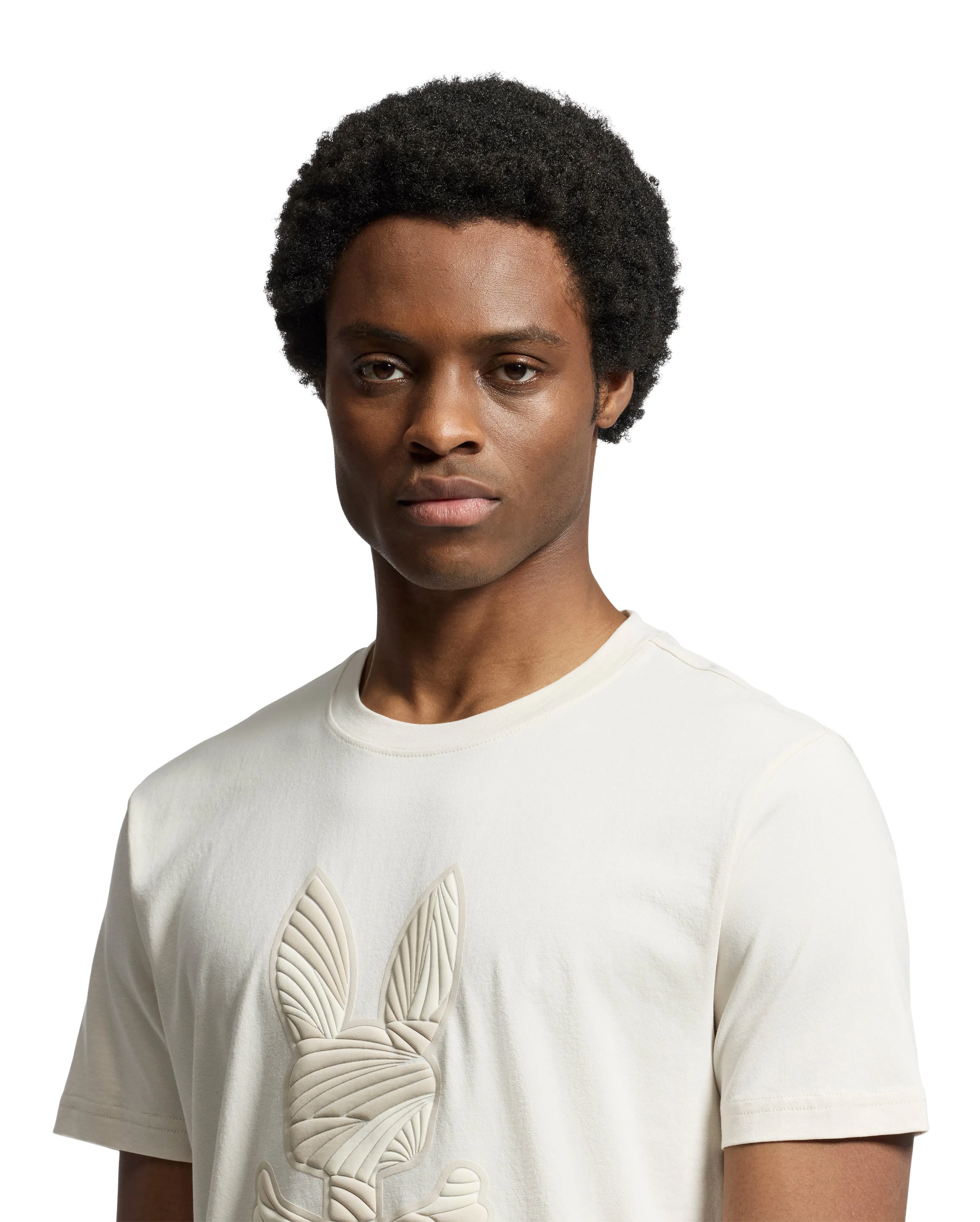 Psycho Bunny Men's Baxter Graphic Tee - Natural Linen