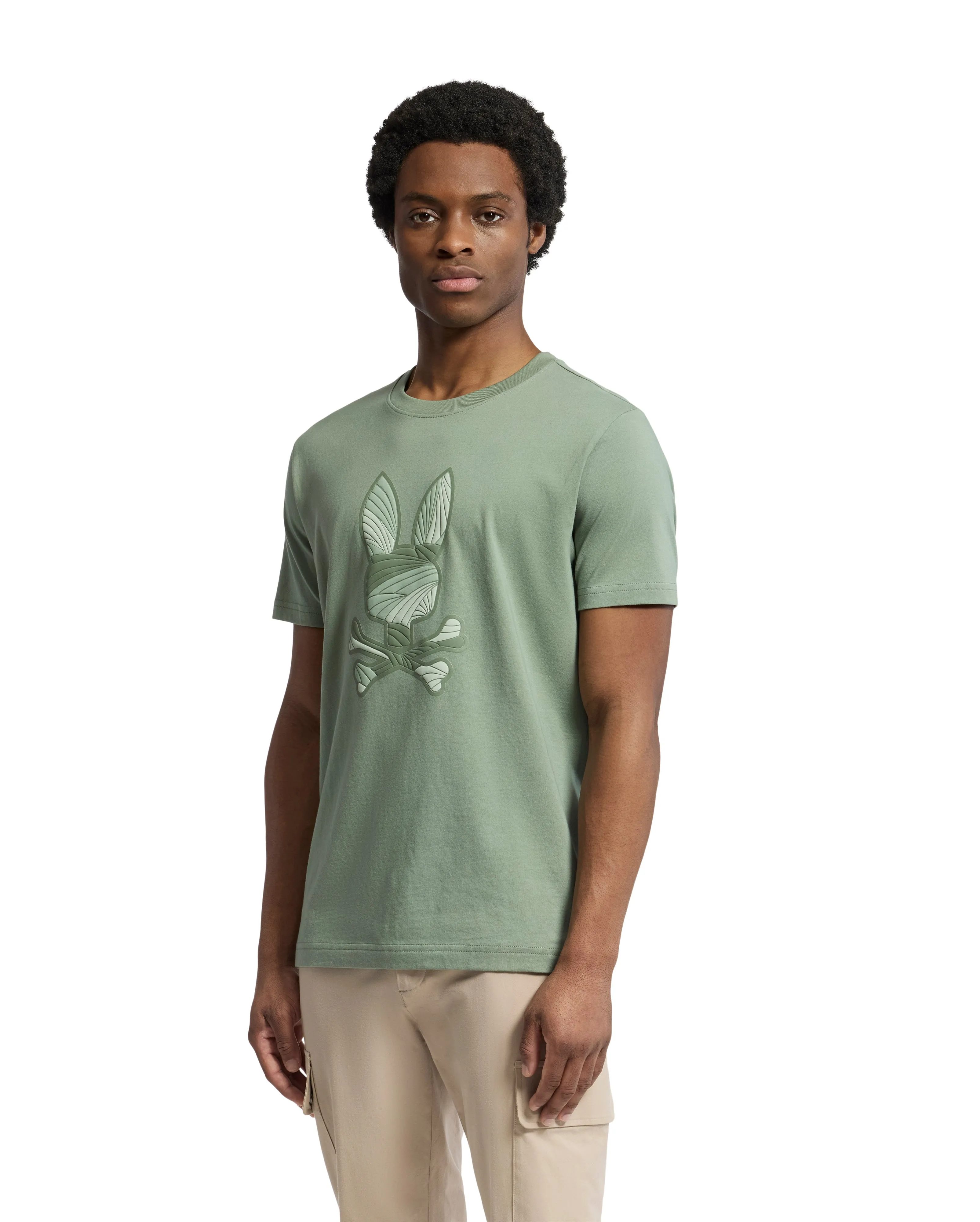 Psycho Bunny Men's Baxter Graphic Tee - Sea Spray