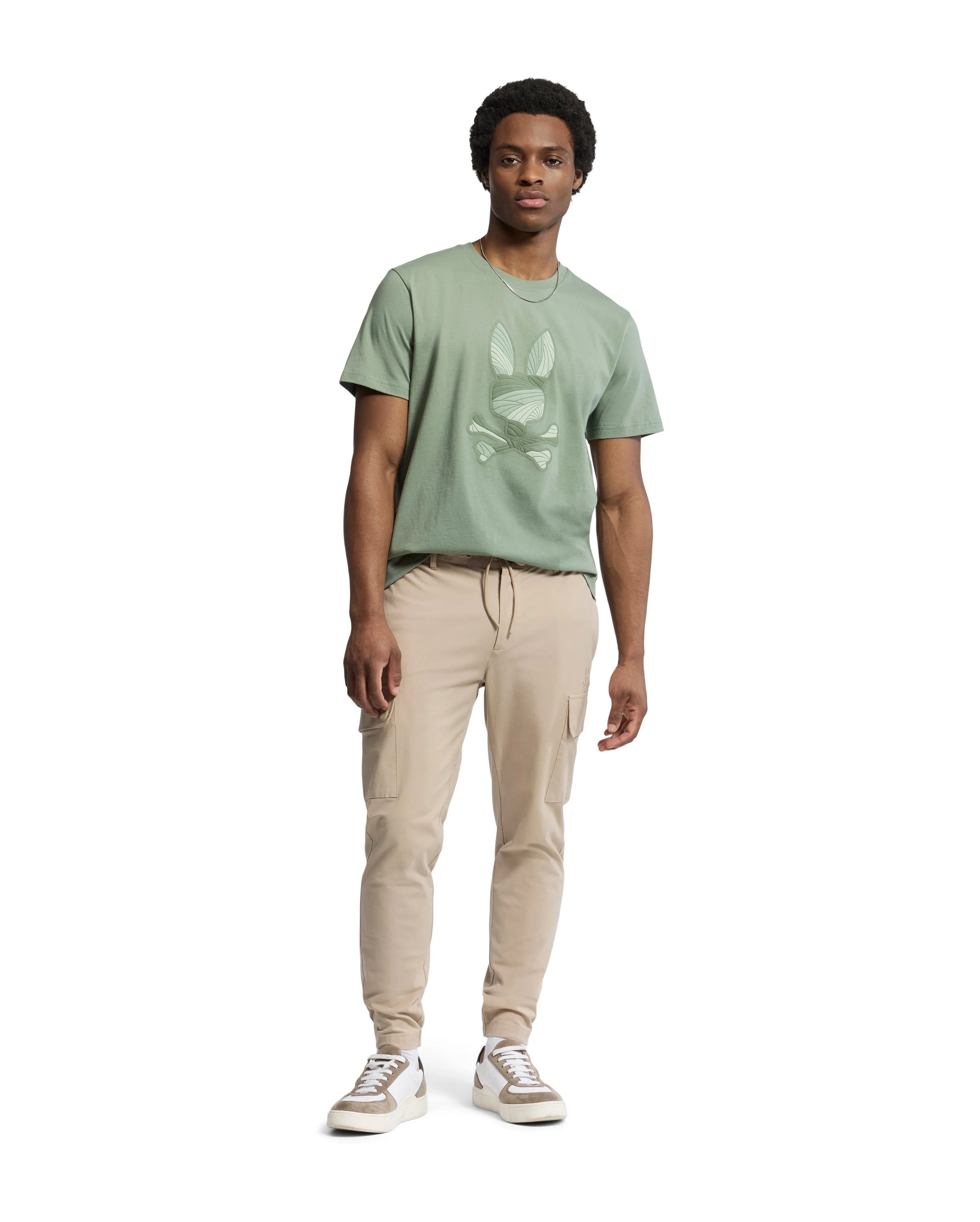 Psycho Bunny Men's Baxter Graphic Tee - Sea Spray