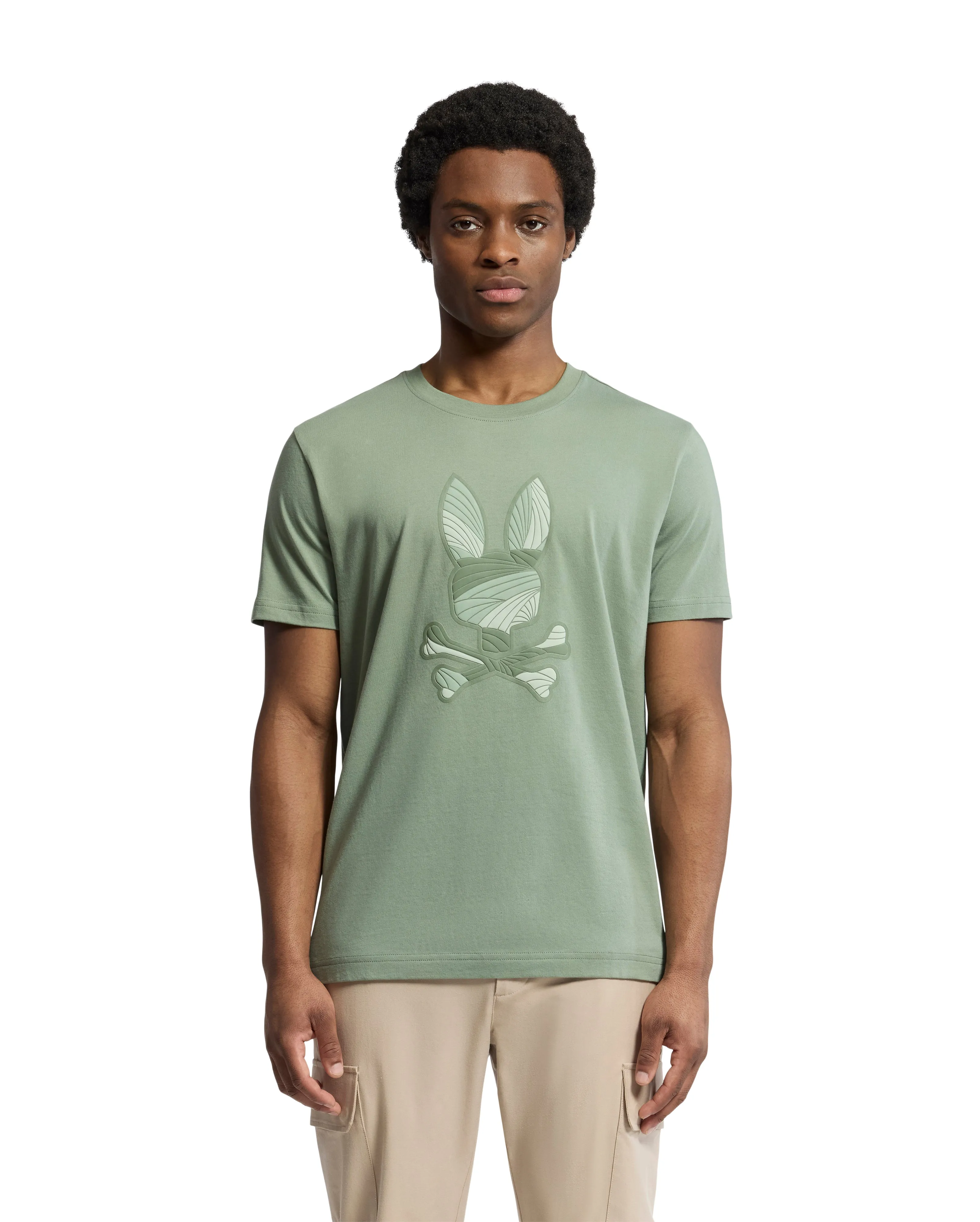Psycho Bunny Men's Baxter Graphic Tee - Sea Spray