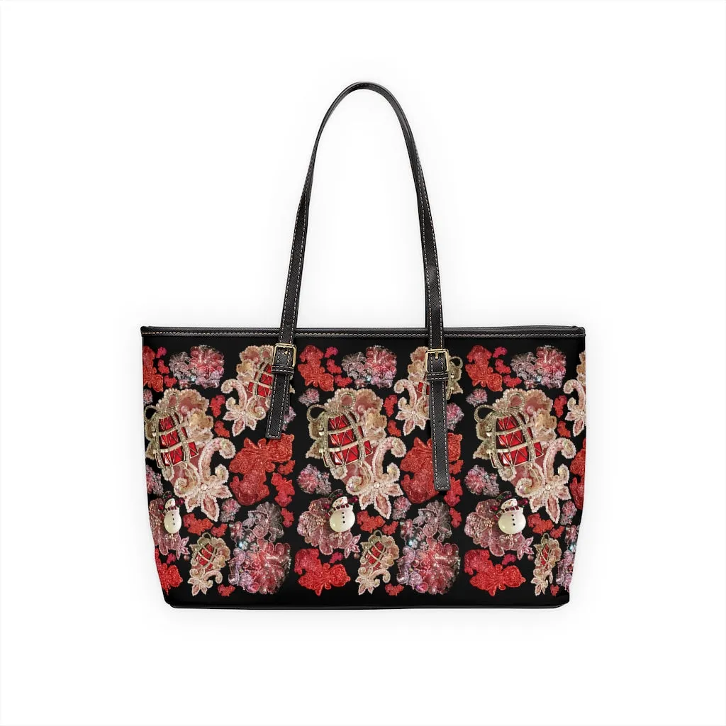 PU Leather Shoulder Bag 'Holidays Heart'