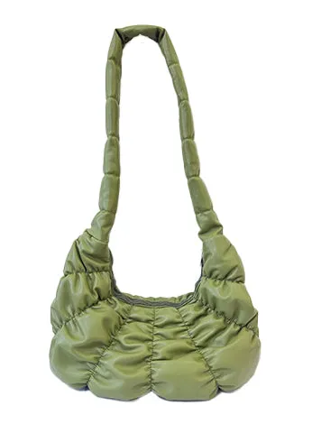 PU RIPPLE CROSSBODY BAG(MMA1035) <Bundle>