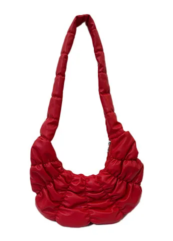 PU RIPPLE CROSSBODY BAG(MMA1035) <Bundle>