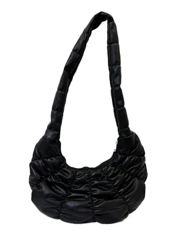 PU RIPPLE CROSSBODY BAG(MMA1035) <Bundle>