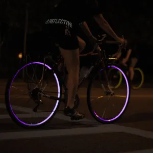 Purple Reflective Wheel Stripes
