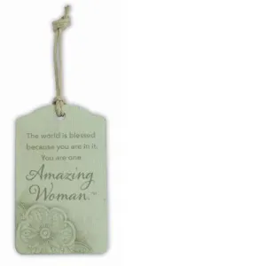 "Amazing Woman" Gift Tag