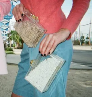 "Frosty" Acrylic Clutch