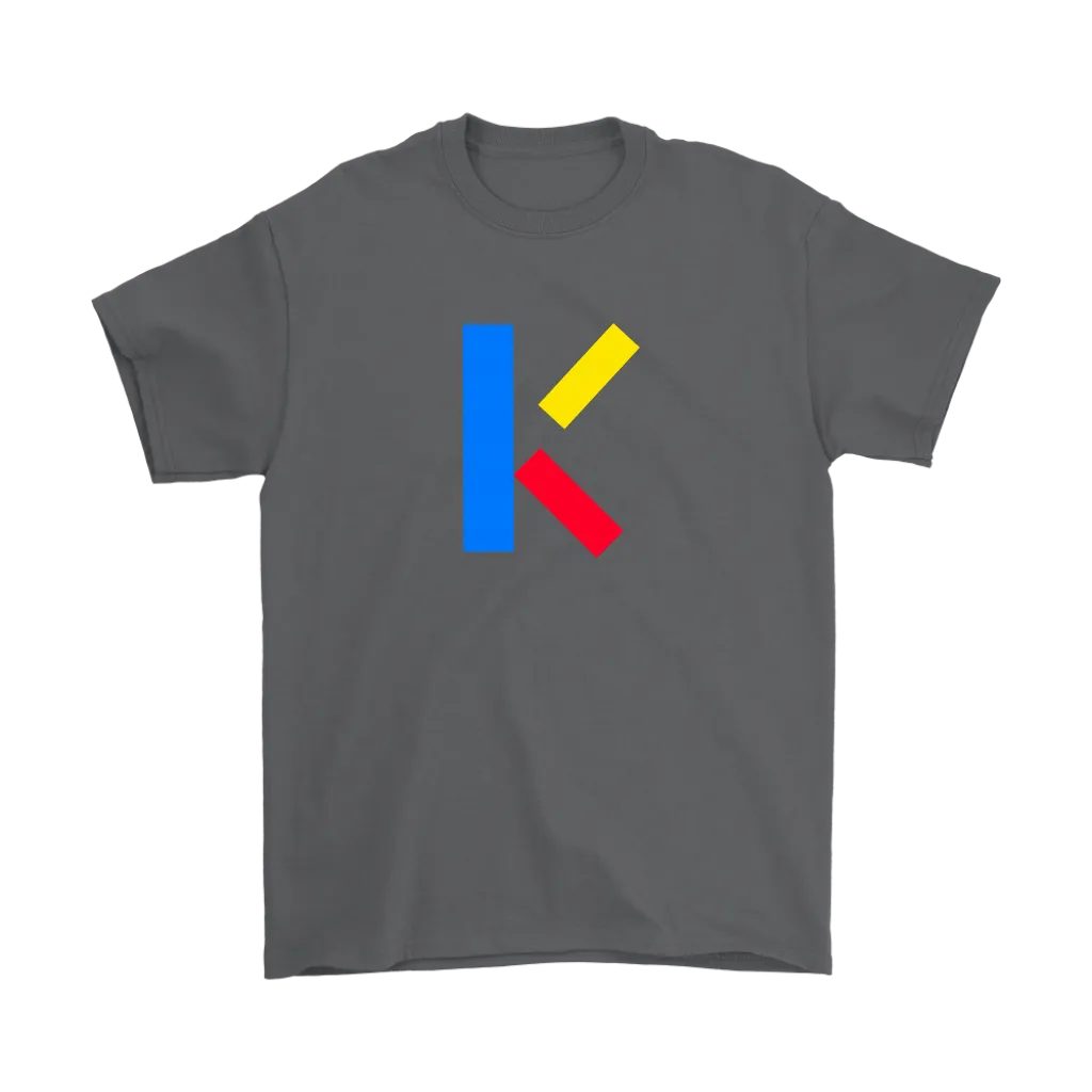 "K" Initial Adult T-shirt