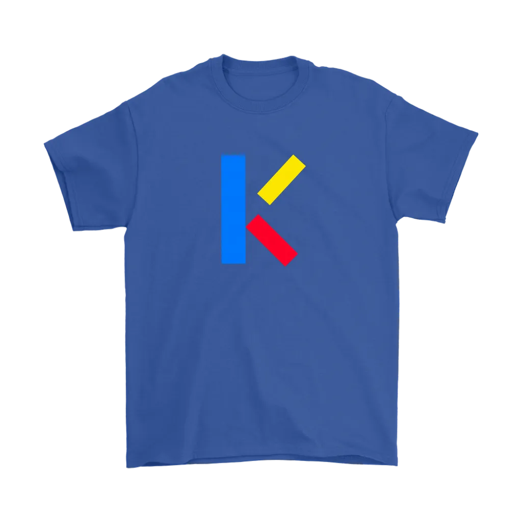 "K" Initial Adult T-shirt