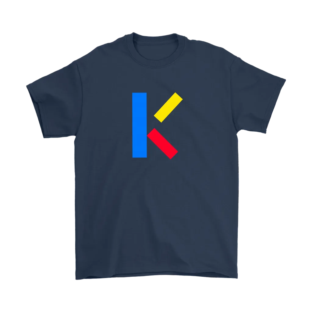 "K" Initial Adult T-shirt